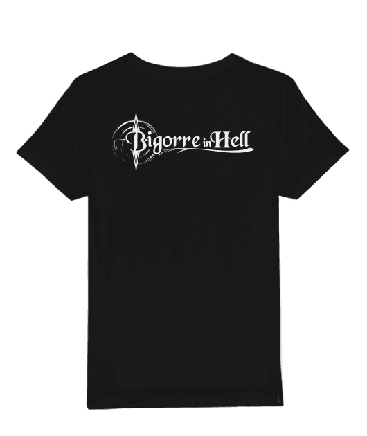 T-shirt foncé Enfant Unisex Bigorre In Hell